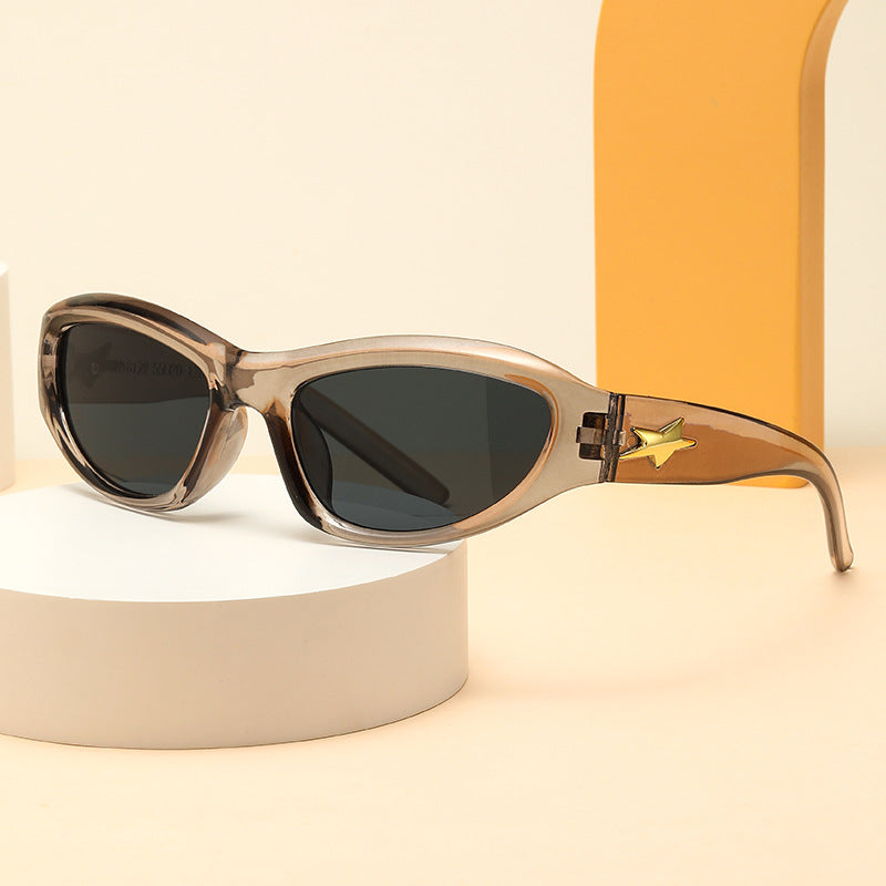 Damen modische Sonnenbrille mit stylischem Cat-Eye Design Brehn