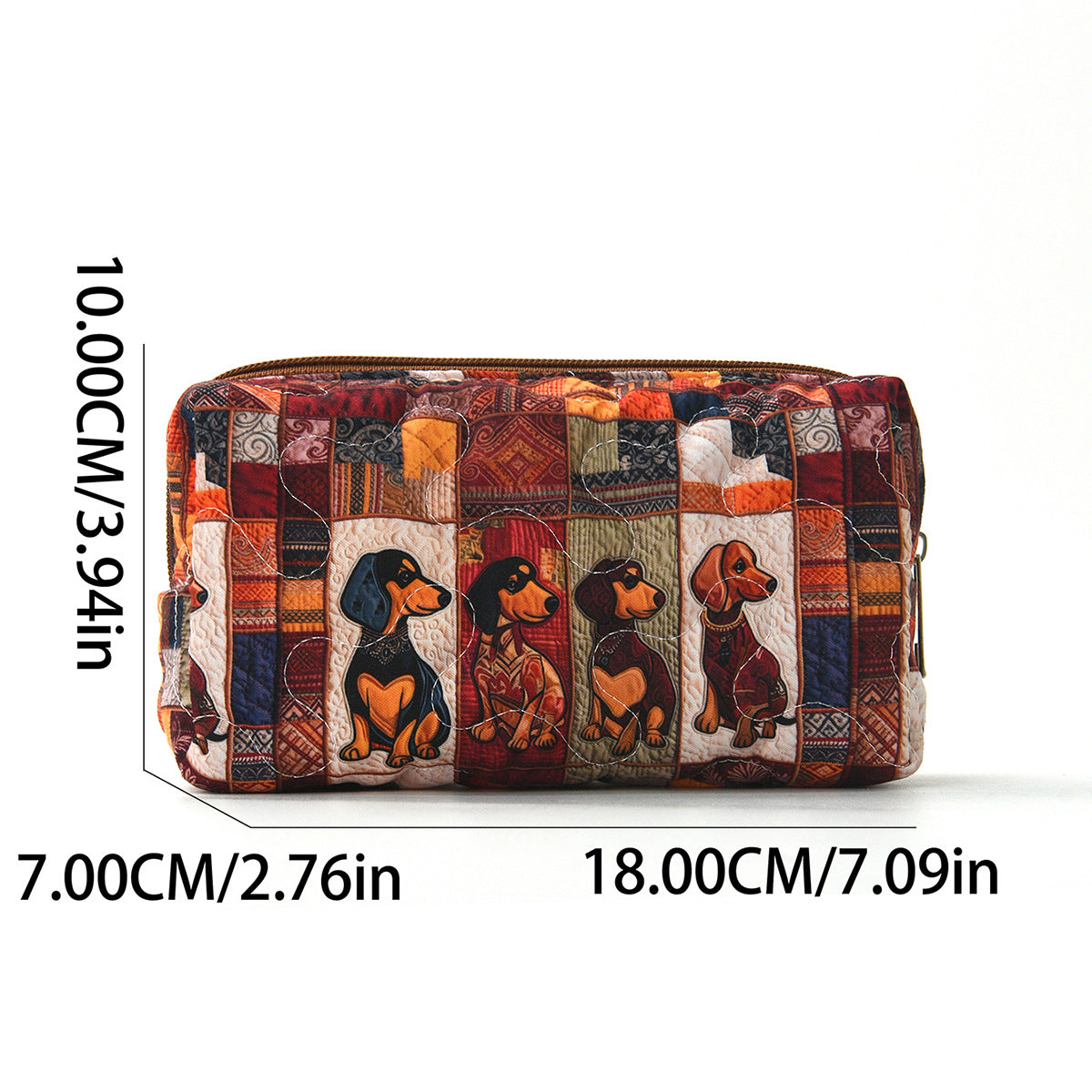 Kosmetik-Mäppchen mit Farbenfrohem Tiermotiv Brehn