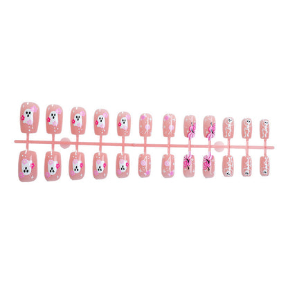 Kunstnagelset mit kreativen Tier- und Blumendesigns Brehn