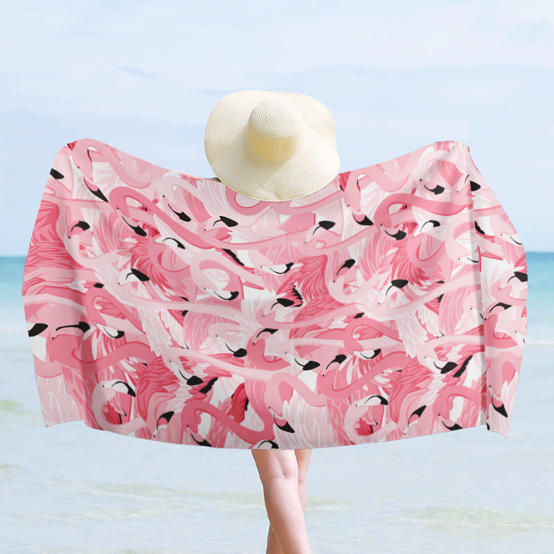 Luxus Strandtuch mit dynamischem Wellendesign Brehn