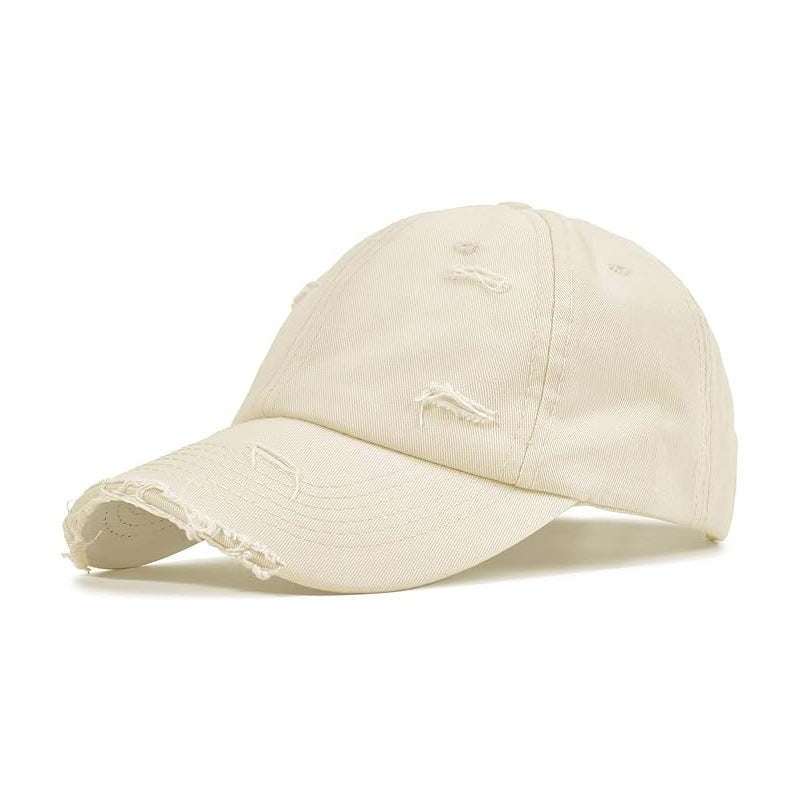 Damen modische Baseballmütze mit Destroyed-Optik Brehn
