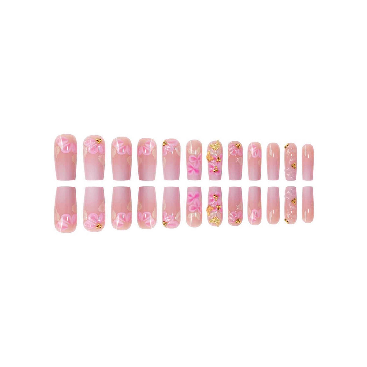 Premium dekorative florale Nagelverzierungen Brehn