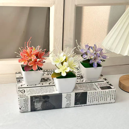 Lebensechte florale Tischmitte für die innere Wohnkultur