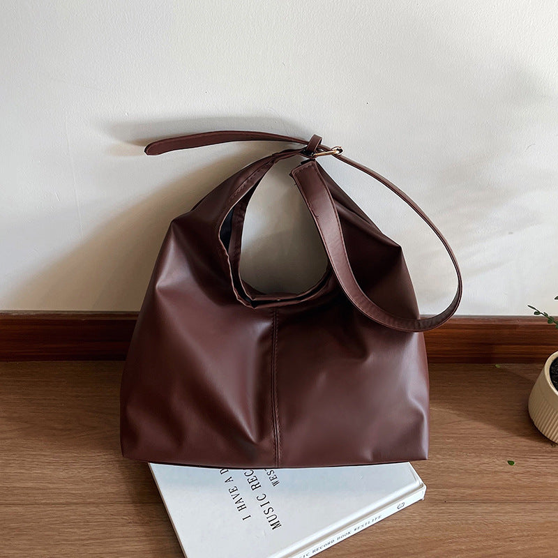 WoSpacious Soft Leather Hobo Bag Brehn
