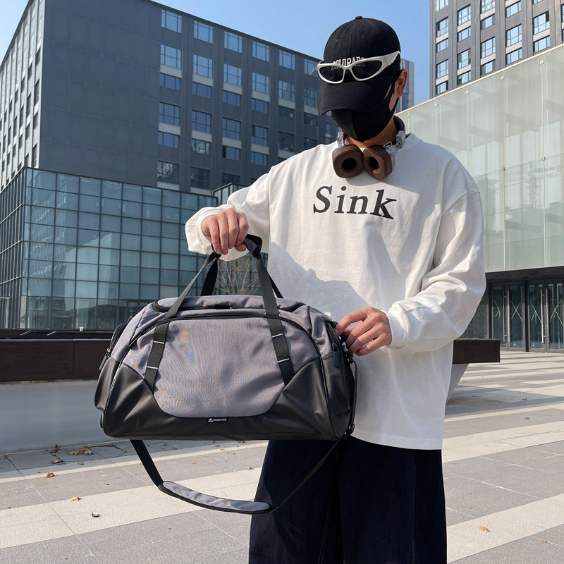 Sportliche Weekender-Duffel-Tasche mit Multifunktionalen Fächern Brehn