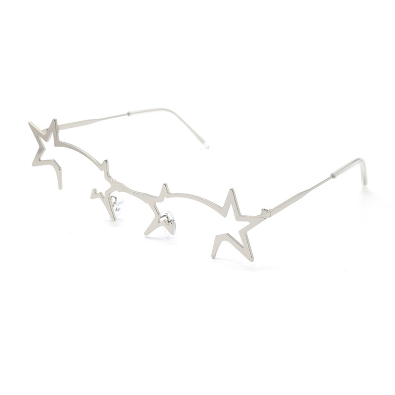 Künstlerische sternförmige Brille Brehn