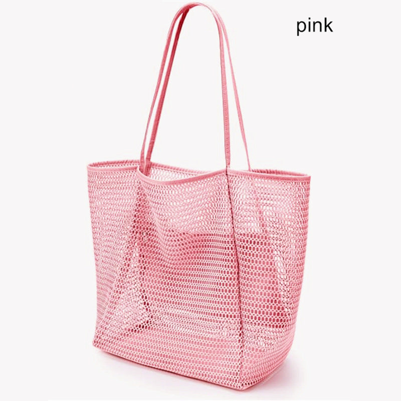 Geräumige Mesh Strandtasche Brehn