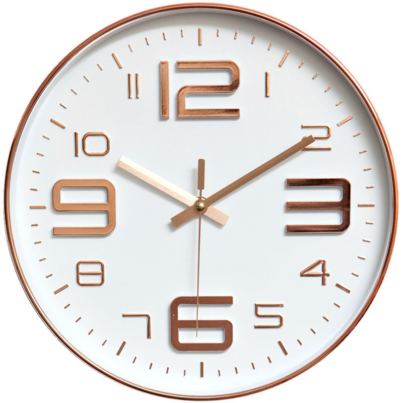 Wanduhr mit großem Ziffernblatt und modernem Design Brehn