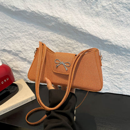 Chic Texturierte Mini Umhängetasche Brehn