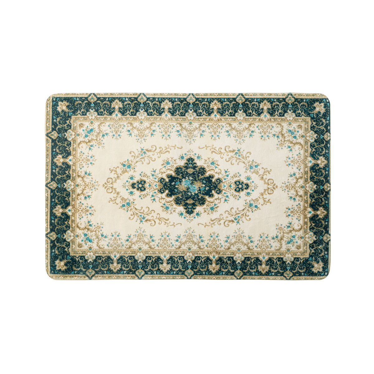 Orientteppich im Persian‑Medaillon Stil, maschinengeknüpfter Kurzflorteppich Brehn