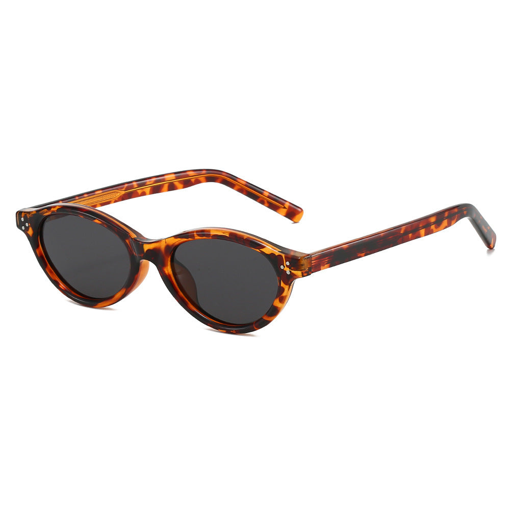 Damen Cat-Eye Sonnenbrille mit elegantem, transparentem Rahmen und UV400-Schutz Brehn