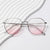 Damen modische achteckige Sonnenbrille mit trendigem Metallrahmen Brehn