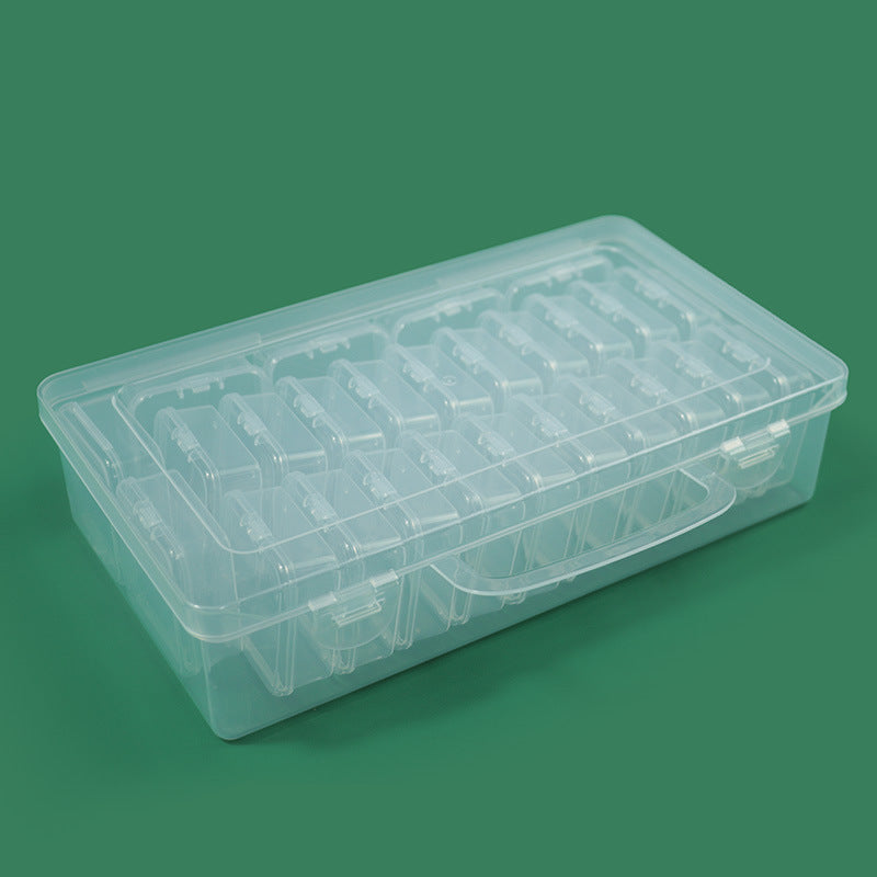 Klarer Mehrfach-Compartment Aufbewahrungsbox Brehn