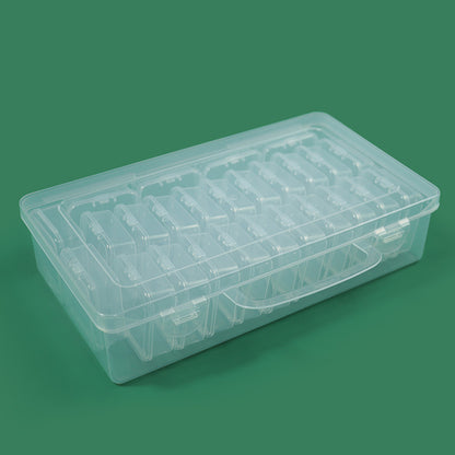 Klarer Mehrfach-Compartment Aufbewahrungsbox Brehn