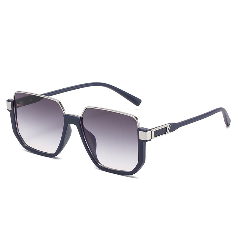 Damen moderne quadratische Sonnenbrille mit stylishem Rahmen Brehn