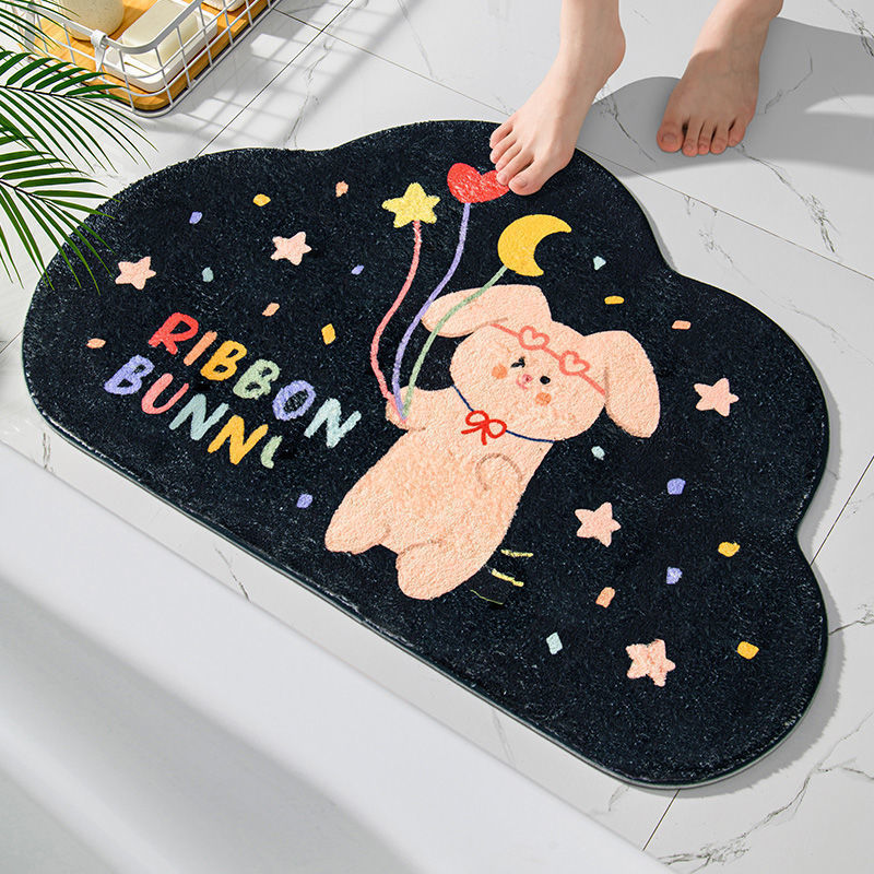 Niedliche Cartoon-Ente Badewannenteppich