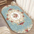 Elegante Vintage Blumen Area Rug