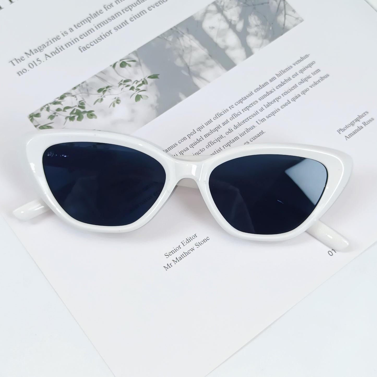 Retro inspirierte Katzenaugen-Sonnenbrille Brehn
