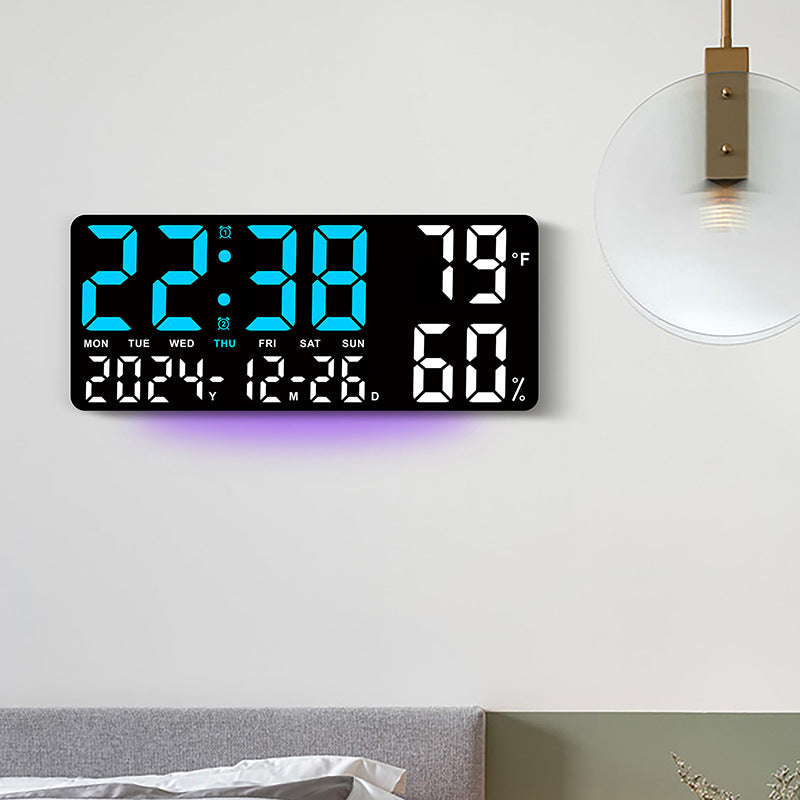 Digitaler Multifunktionswecker mit großem LED-Display Brehn