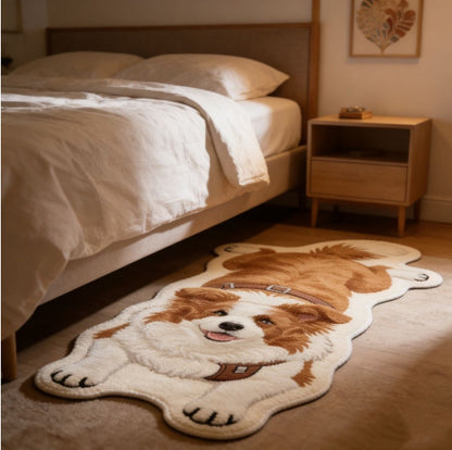 Verspielt Hundeform Teppich