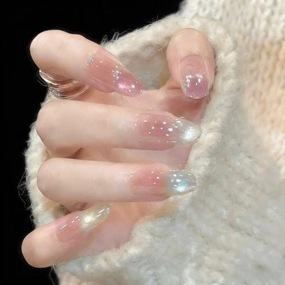 Künstlerische Gradient-Nagelverlängerungen