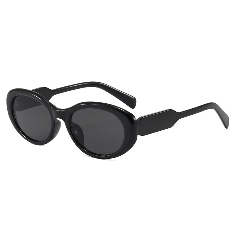Ultra-modernes ovale Rahmen Sonnenbrille Brehn