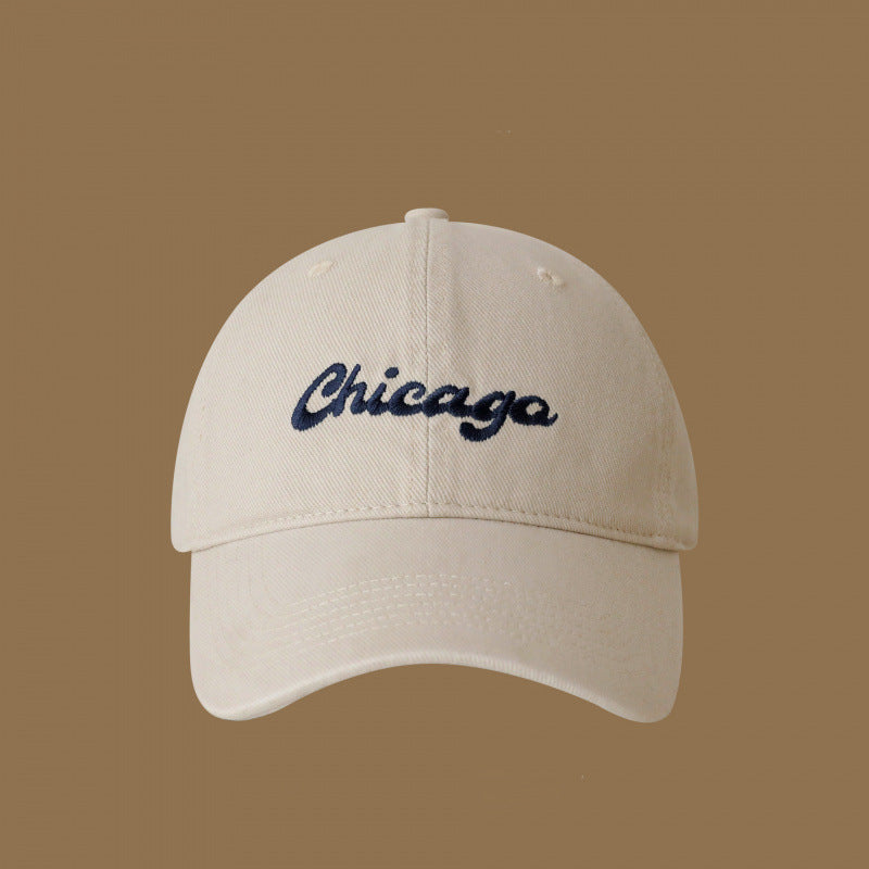 Damen Baumwoll bestickte Logo Baseballcap Brehn