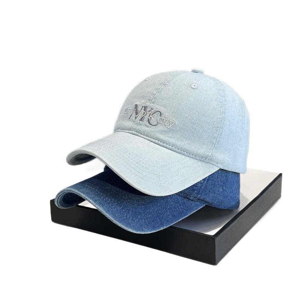 Damen Stilvolle Denim Baseballmütze Brehn