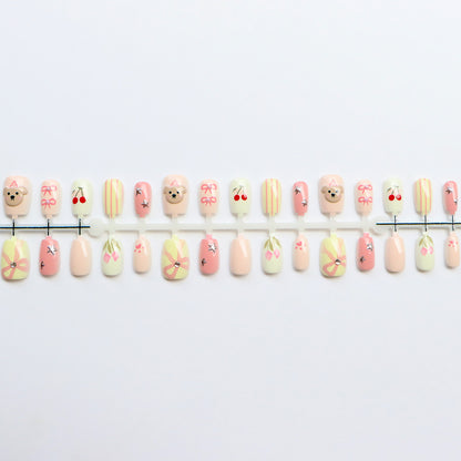 Süßes thema Nagelkunst Set Brehn