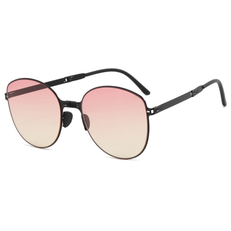 Damen trendige Oversized Sonnenbrille im futuristischen Design Brehn