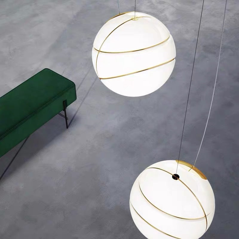 Moderne Orb Pendelleuchte