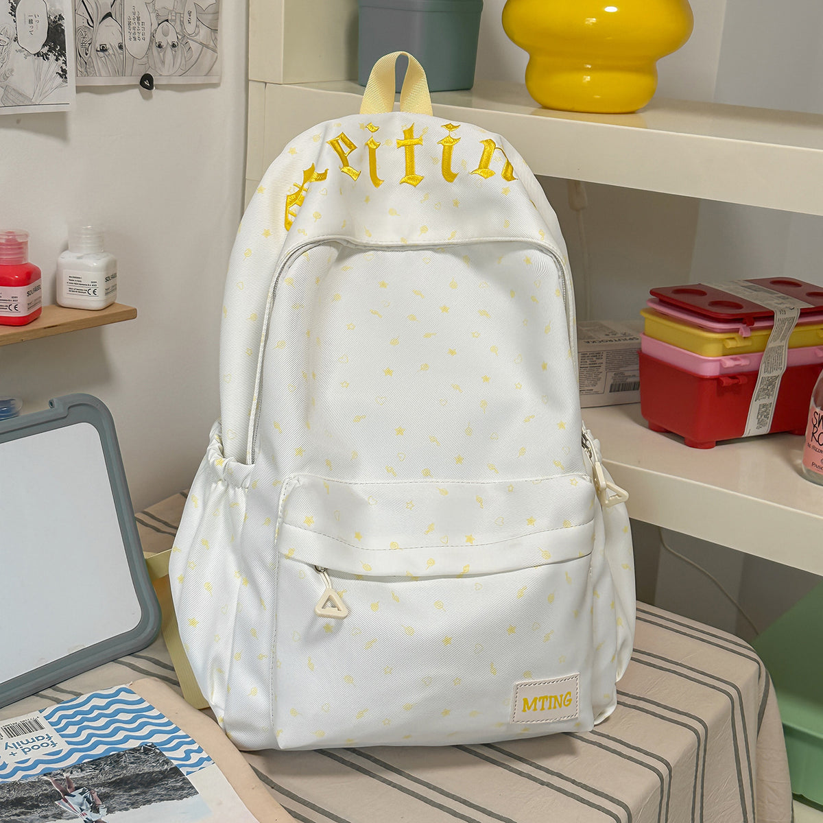 Stylischer gemusterter Rucksack Brehn 1791205199