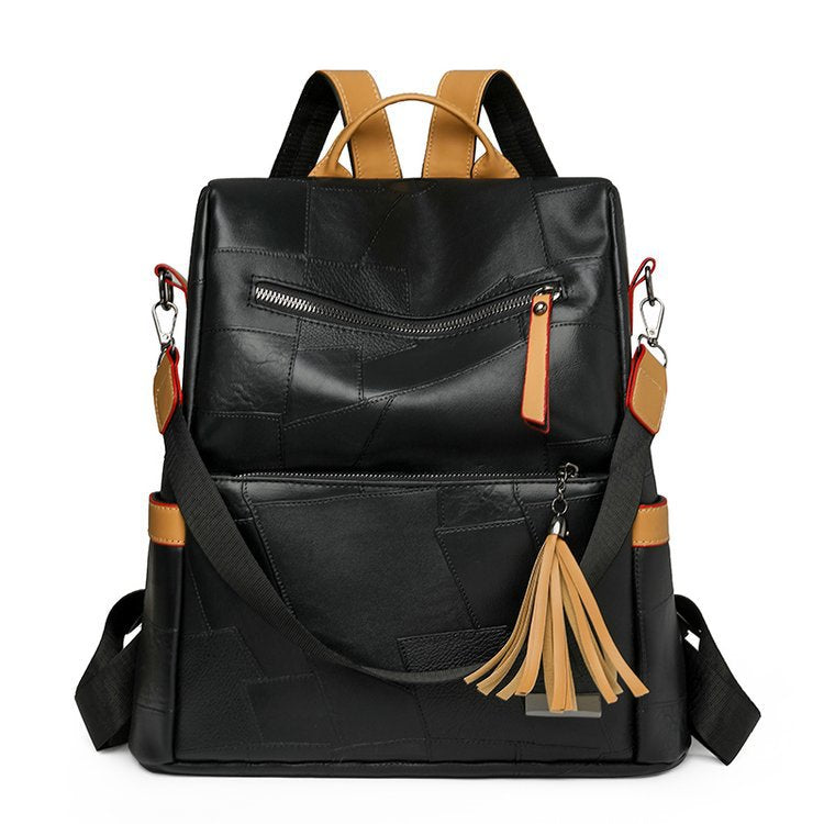 Texturiertes Kunstleder-Rucksack Brehn