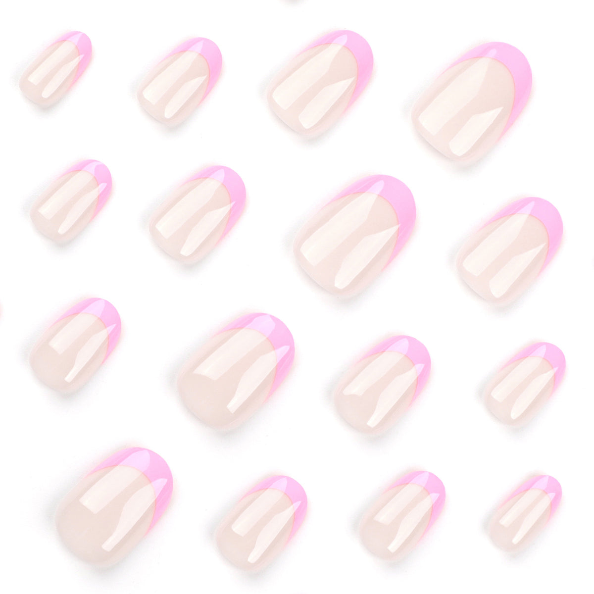 Kunstvolle Nagelkunst mit Glanz-Finish und elegantem French-Tip Brehn