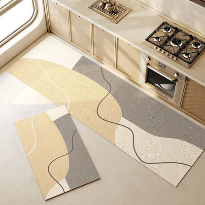 Modern geometrischer Küchenläufer Teppich