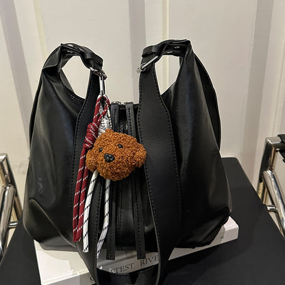 Faux Leder Bucket Bag