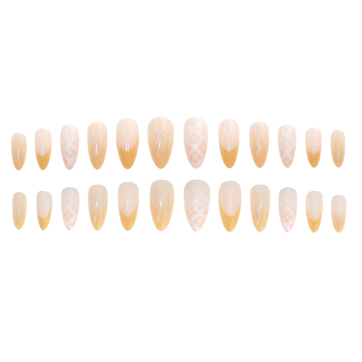 Elegantes Stiletto-Nagelkunst-Set