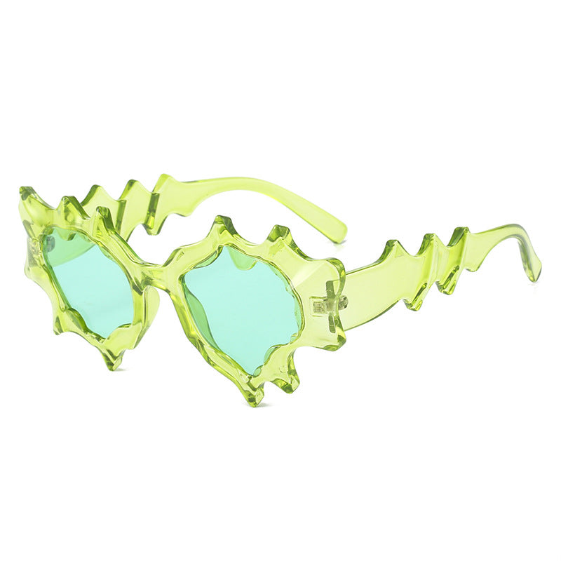 Damen auffällige künstlerische Sonnenbrille Brehn