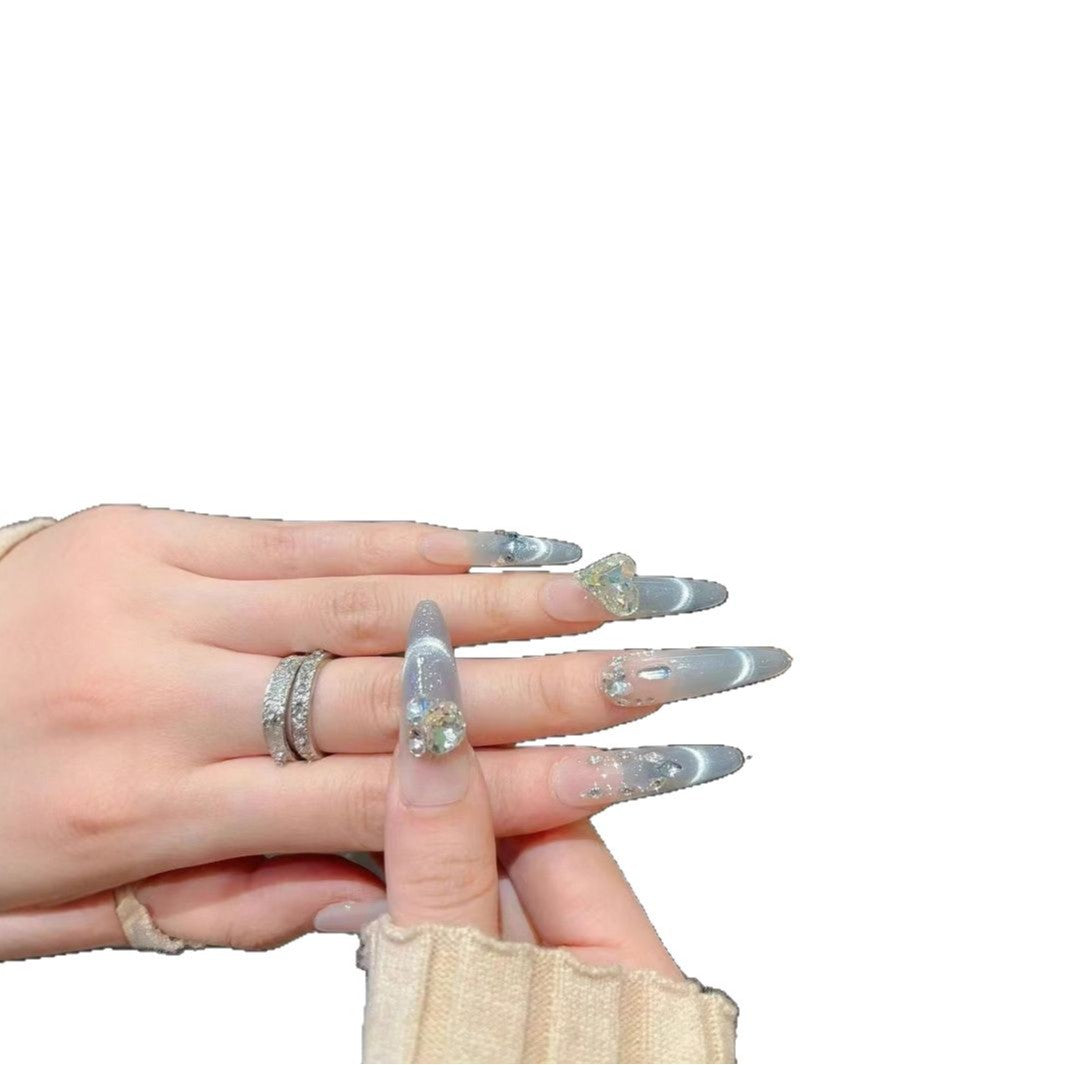 Dekorativer Langer Stiletto Nagelset