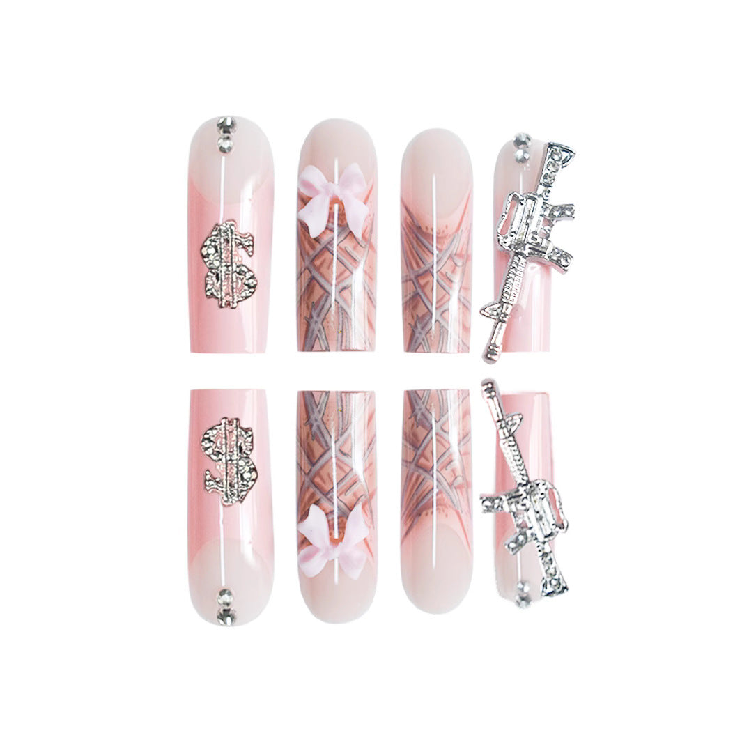 Glamorous 3D Dekorative Nagelkunst Erweiterungen Brehn