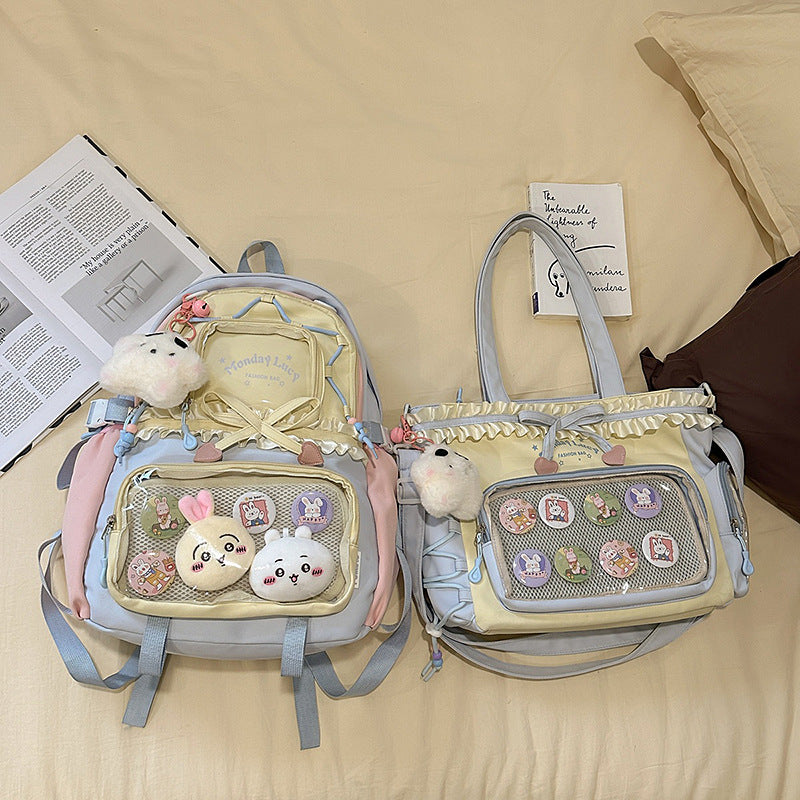 Modischer Freizeitrucksack mit Kreativen Details und Vielseitigen Fächern Brehn