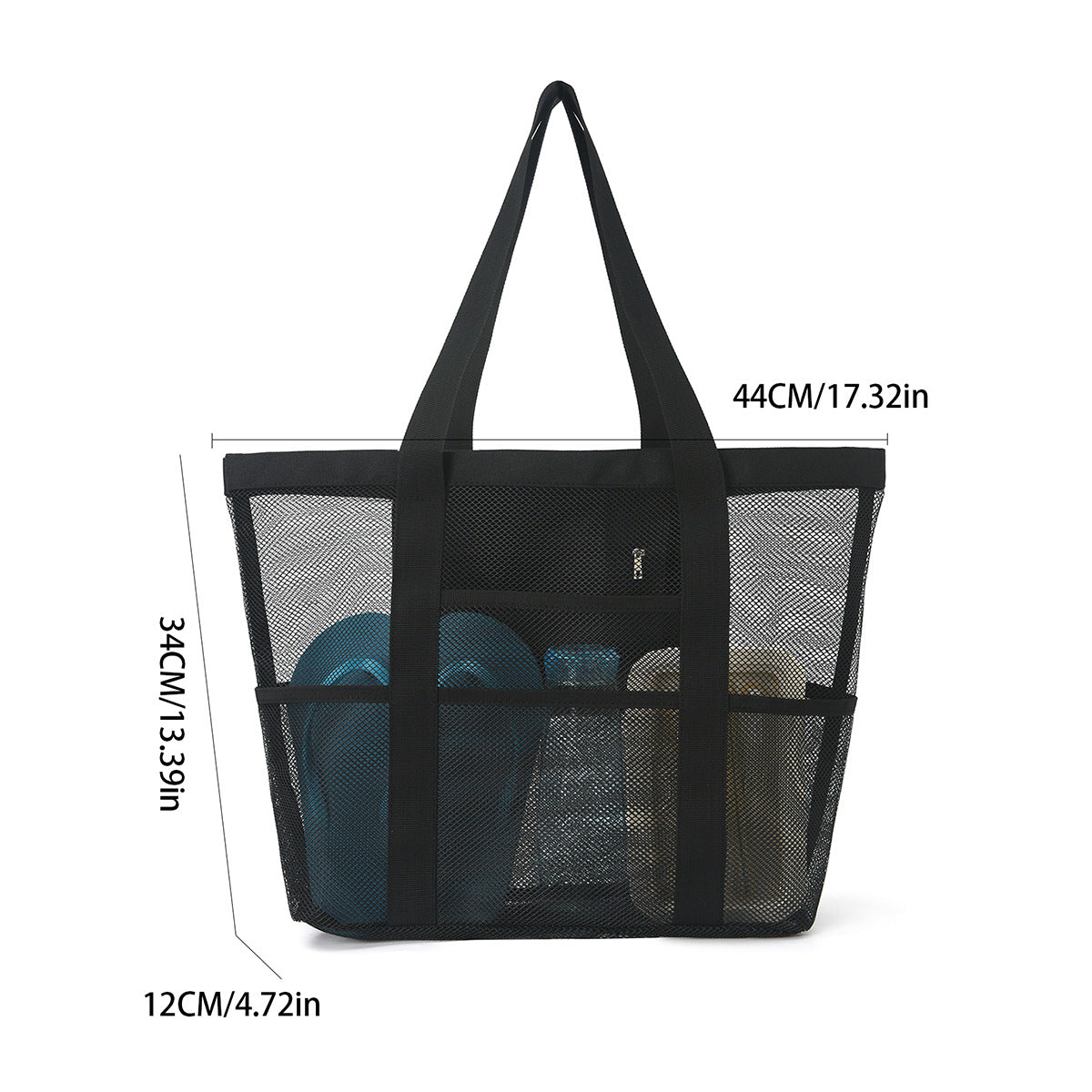 Geräumige Netz-Strandtasche Brehn