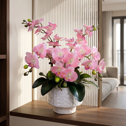 Lebensechte Orchideen-Blumenmittelstück