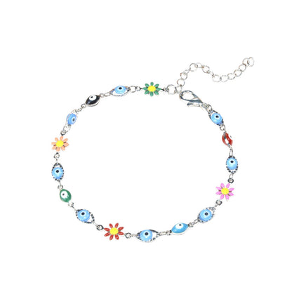 Farbenfrohes bösen Blick Charm Armband Brehn 1788164354