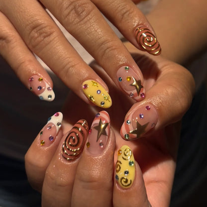 Elegantes Holiday Press-On Nail Set