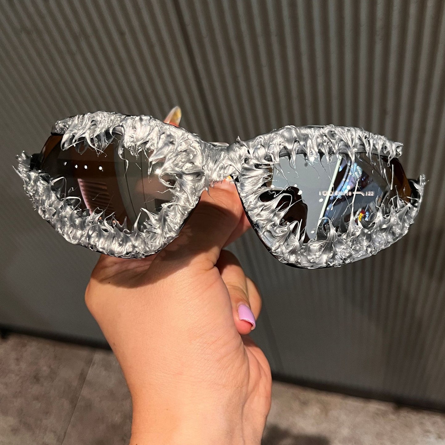 Damen avantgardistische Sonnenbrille Brehn