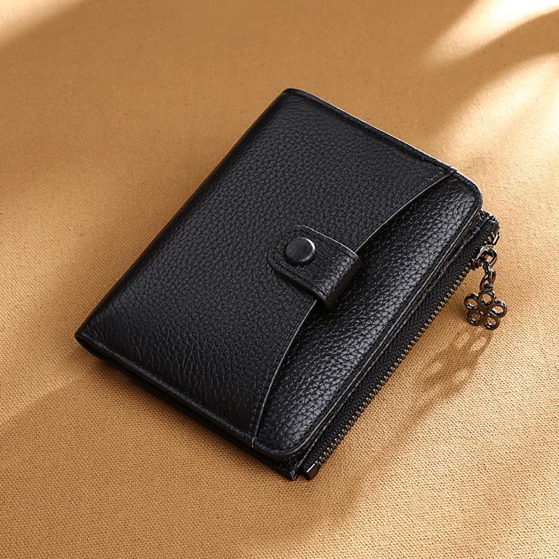 Elegante kompakte Reißverschluss um Wallet Brehn