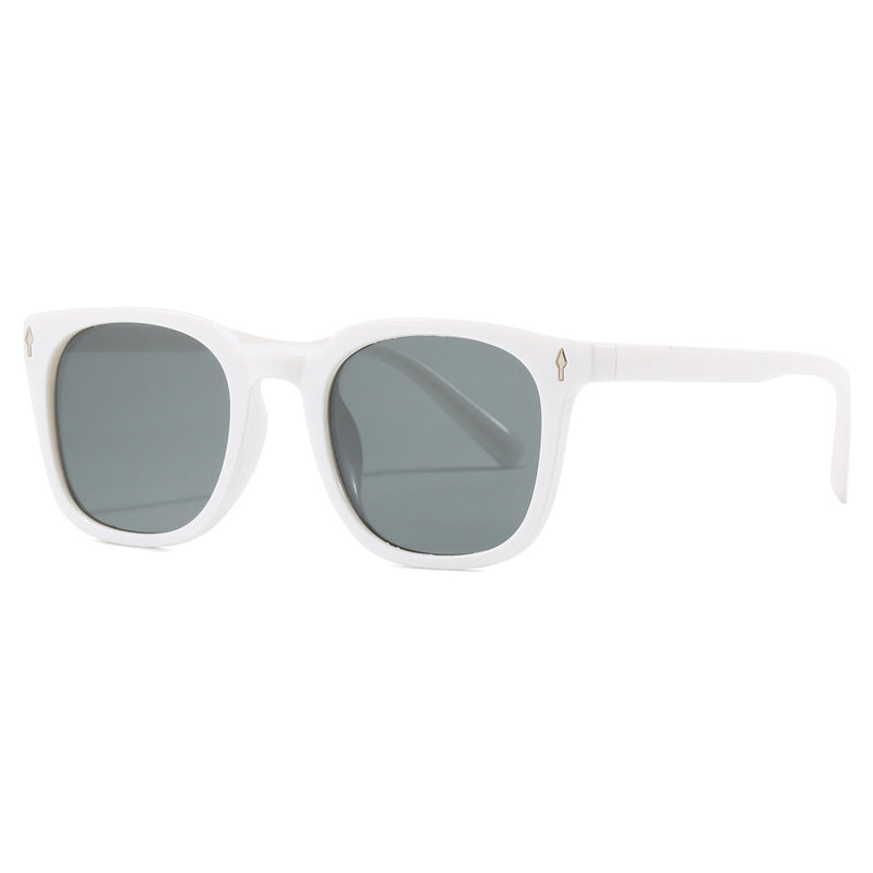 Damen modische quadratische Sonnenbrille mit langlebigem Kunststoffrahmen Brehn