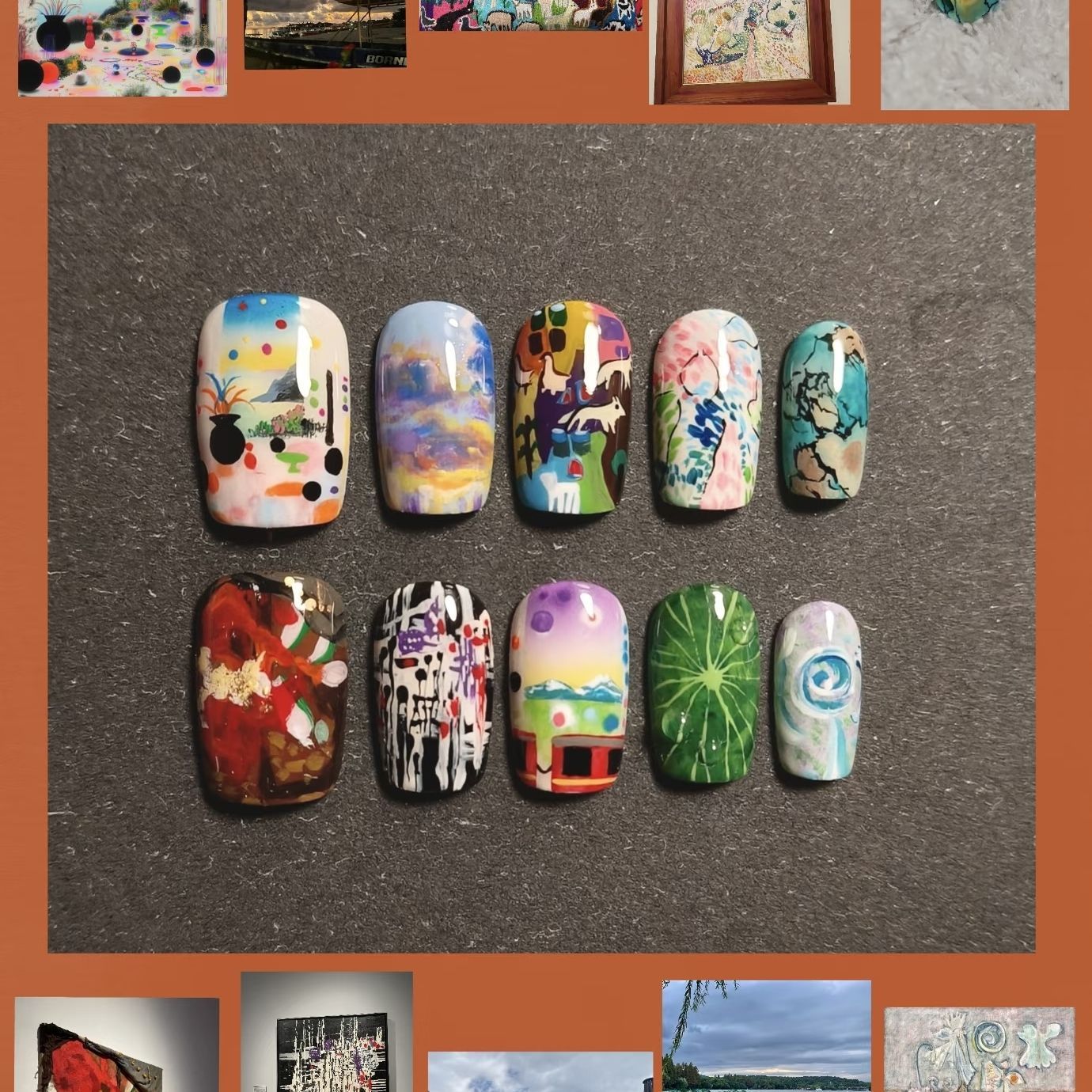 Kreative Nagelkunst Design Kollektion Brehn