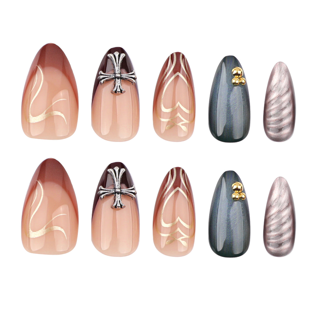 Kunstvolle und elegante Nagelverzierung Brehn
